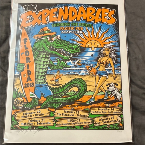 Original Jim Phillips Poster, numbered and signed